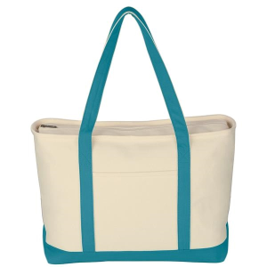 Large Starboard Cotton Canvas Tote Bag