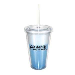 Mood 16 oz. Victory Acrylic Tumbler with Straw Lid