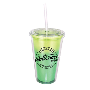 Mood 16 oz. Victory Acrylic Tumbler with Straw Lid