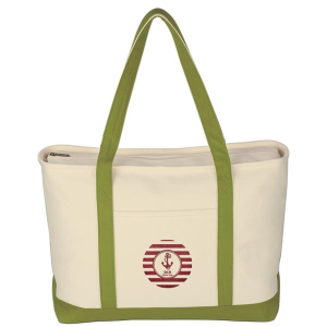 Large Starboard Cotton Canvas Tote Bag