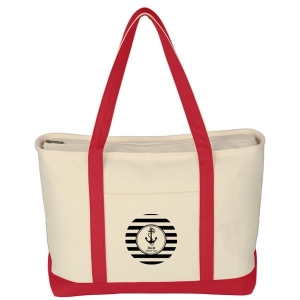 Large Starboard Cotton Canvas Tote Bag