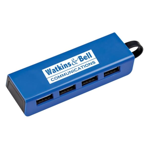 4-Port Traveler USB Hub With Phone Stand